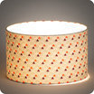Drum fabric lamp shade / pendant shade Hexagone lit 30