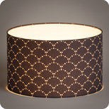 Drum fabric lamp shade / pendant shade Asahi gris
