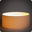 Drum fabric lamp shade / pendant shade Hoshi cuivre lit 40
