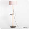 Eos floor lamp with shade Cinetic corail 50