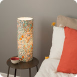 Cylinder fabric table lamp W. Morris Golden Lily