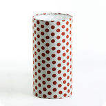 Cylinder fabric table lamp Grain de café 
