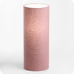 Cylinder fabric table lamp Yoake lit M