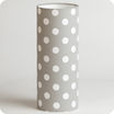 Cylinder fabric table lamp Minérale M