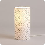 Cylinder fabric table lamp Mimi Pinson
