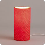 Cylinder fabric table lamp Georges et Rosalie Ceylan