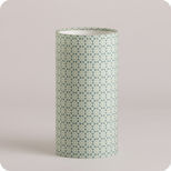Cylinder fabric table lamp Vert daisy