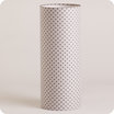 Cylinder fabric table lamp Pearl stars M