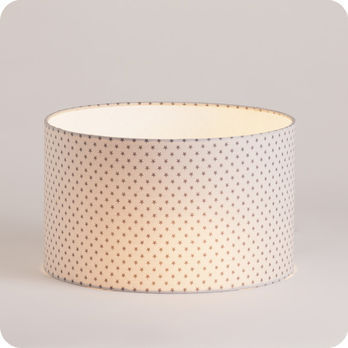 Drum fabric lamp shade / pendant shade Pearl stars