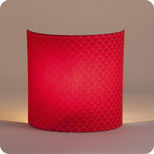 Fabric half lamp shade for wall light Georges et Rosalie Ceylan