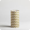 Cylinder fabric table lamp Pythagore S