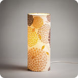Cylinder fabric table lamp Hortense