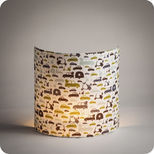 Fabric half lamp shade for wall light Monsieur Hulot 