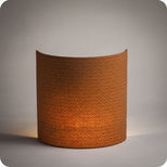 Fabric half lamp shade for wall light Moete