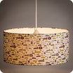 Pendant shade Monsieur Hulot lit  Ø40 with electric cord