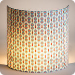 Fabric half lamp shade for wall light July 73