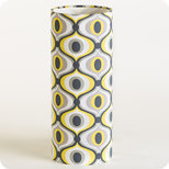 Cylinder fabric table lamp Groovy