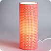 Cylinder fabric table lamp Petit Pan Mikko lit M