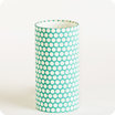 Cylinder fabric table lamp Glacier S