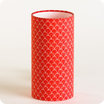 Cylinder fabric table lamp Koraru S