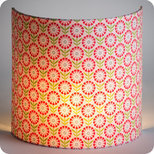 Fabric half lamp shade for wall light Candy