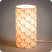 Cylinder fabric table lamp Flonflon lit S