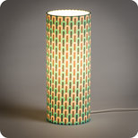 Cylinder fabric table lamp Chrysler 