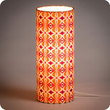 Cylinder fabric table lamp Mlle Baker