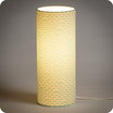 Cylinder fabric table lamp Shawa lit M