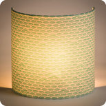 Fabric half lamp shade for wall light Shawa