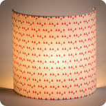 Fabric half lamp shade for wall light Mistinguett 