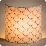 Fabric half lamp shade for wall light Flonflon