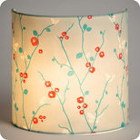 Fabric half lamp shade for wall light Hana
