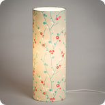 Cylinder fabric table lamp Hana