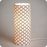 Cylinder fabric table lamp Haro
