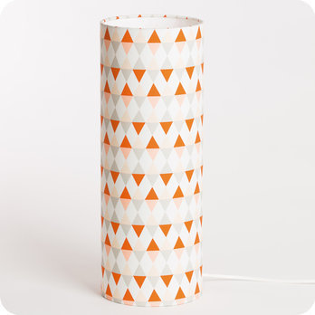Cylinder fabric table lamp Tangente