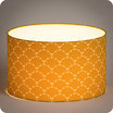Drum fabric lamp shade / pendant shade Asahi moutarde lit Ø30