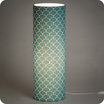 Cylinder fabric table lamp Asahi bleu lit XXL