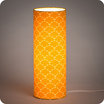Cylinder fabric table lamp Asahi moutarde lit L