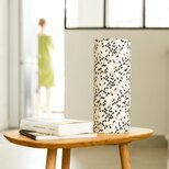 Cylinder fabric table lamp Twist