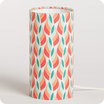 Cylinder fabric table lamp Tori S