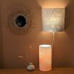 Wall lampshade Pivoine gris and lamp Pivoine néon S