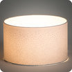 Drum fabric lamp shade / pendant shade Poudre gris lit Ø30