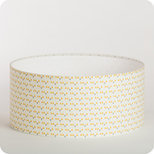 Drum fabric lamp shade / pendant shade Mistinguett yellow