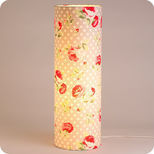 Cylinder fabric table lamp Tea time