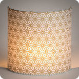 Fabric half lamp shade for wall light Hoshi or