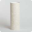 Cylinder fabric table lamp Glam L