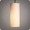 Drum fabric lamp shade / pendant shade Hoshi or lit Ø25