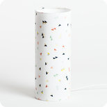 Cylinder fabric table lamp Cerf-volant