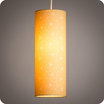Drum fabric lamp shade / pendant shade Pépite miel lit tube L
